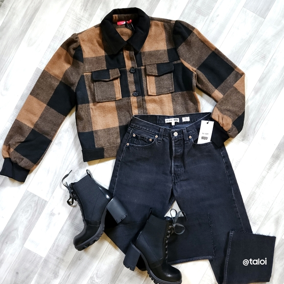 NWT n:Philanthropy Renzo Jacket in Plaid Multi - Picture 4 of 16